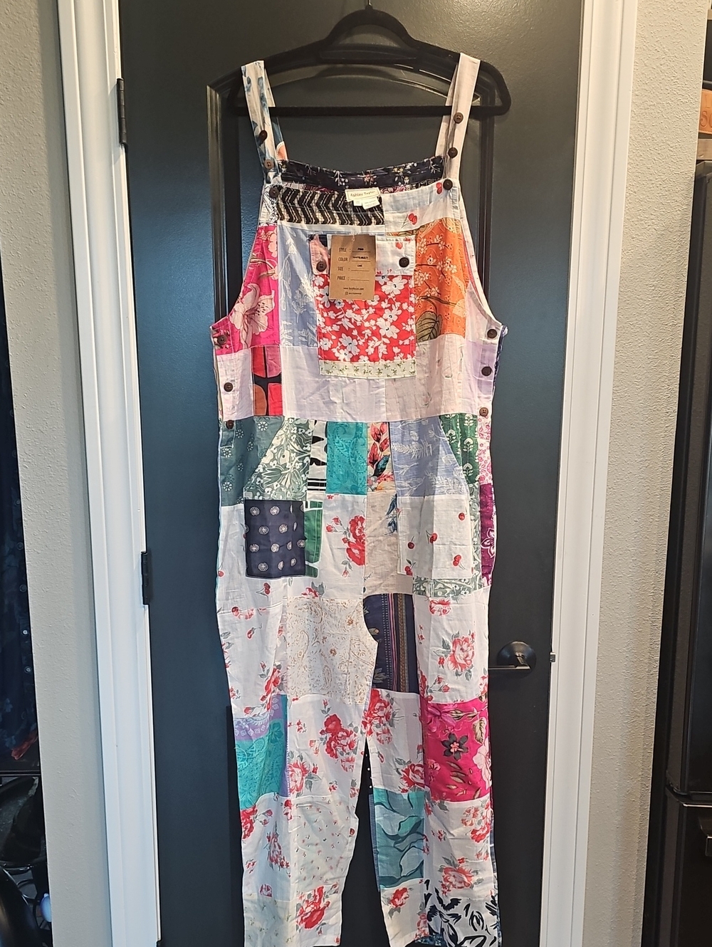 Ashley Taylor Patchwork Overalls